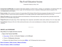Tablet Screenshot of foodedsoc.org